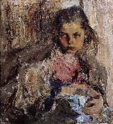 Nikolay Fechin Portrait of girl oil painting on canvas